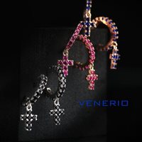 Orecchini Venerio Donna in Argento Cristallo VORCROCE - VORCROCE